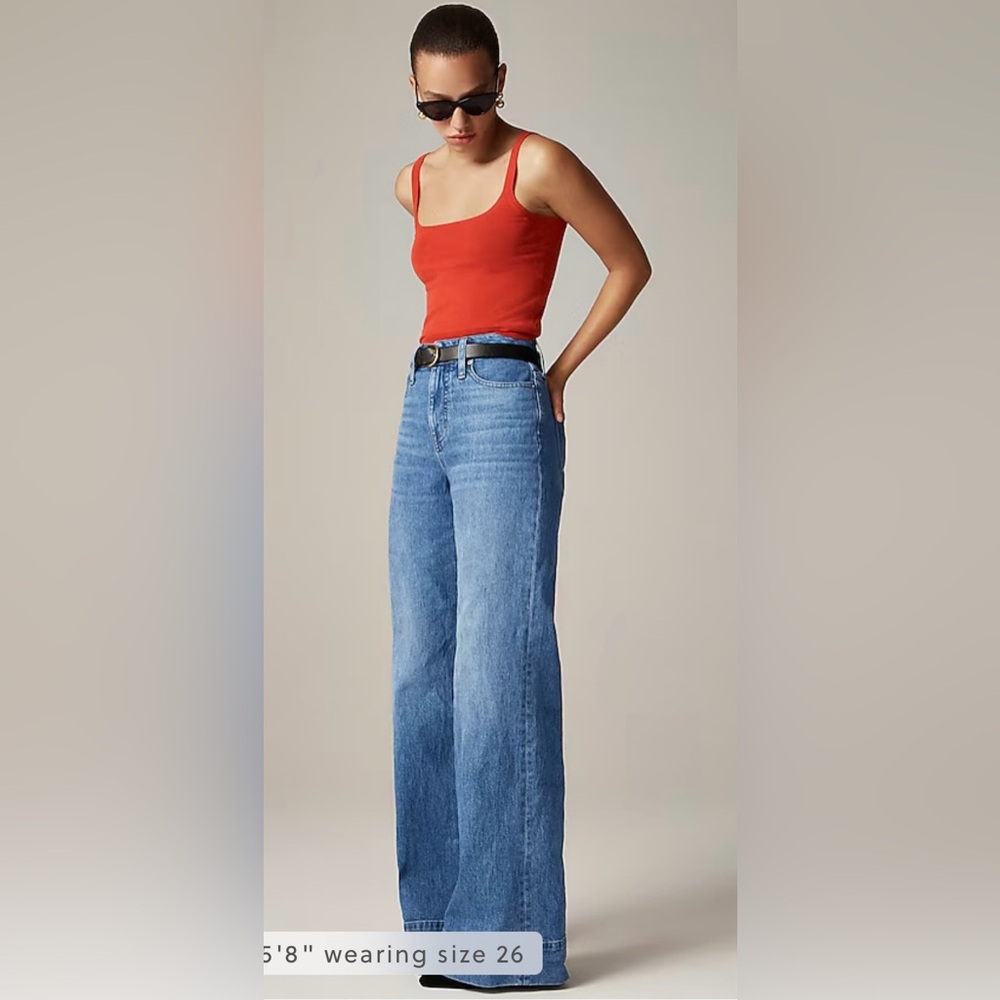 J.Crew Curvy denim trouser jean - Picture 2 of 12